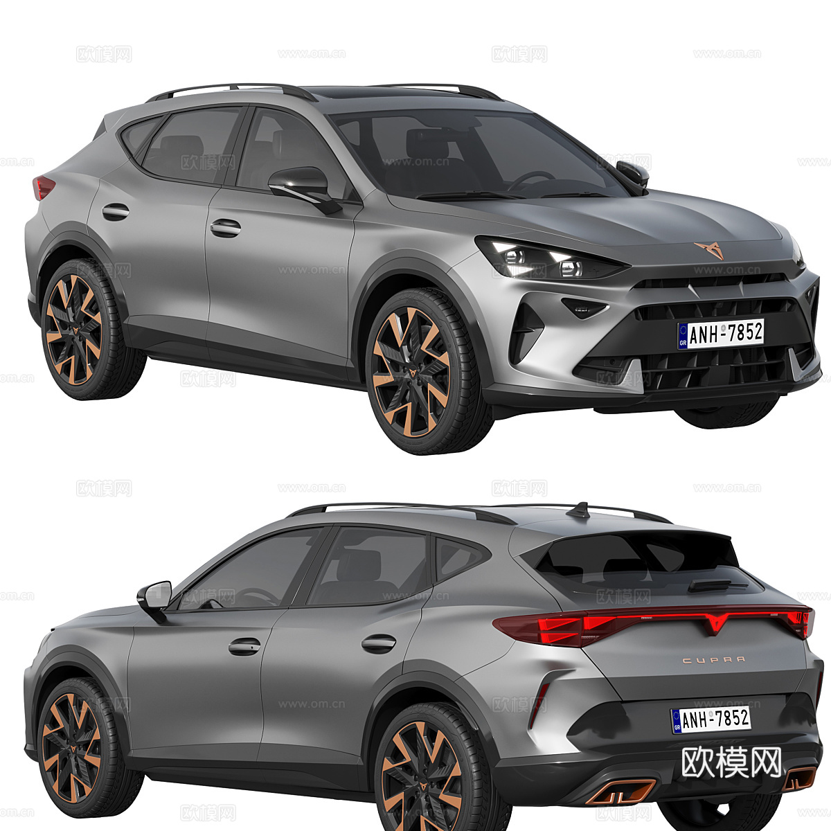 Cupra福特2025款suv汽车3d模型下载（渲染图4）