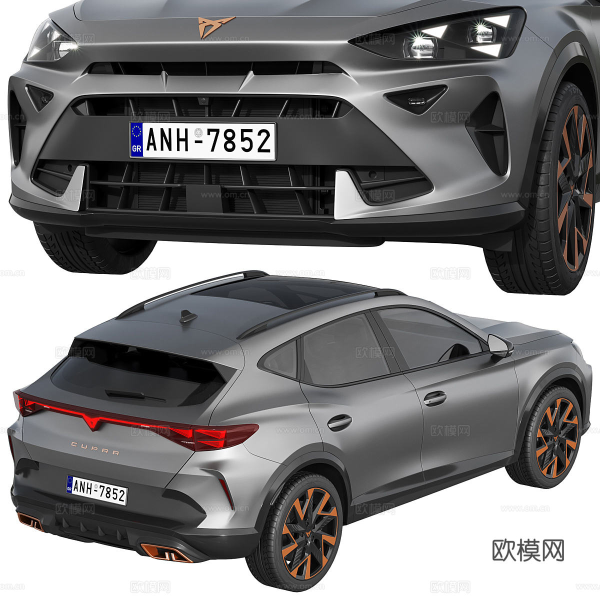 Cupra福特2025款suv汽车3d模型下载（渲染图2）