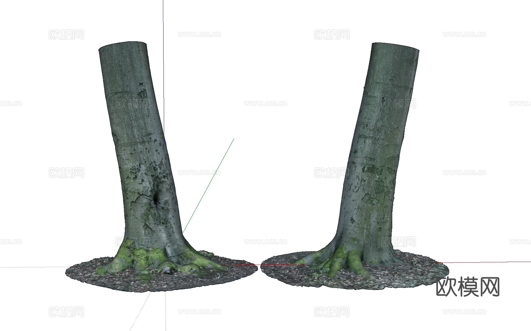 枯木 枯树su模型