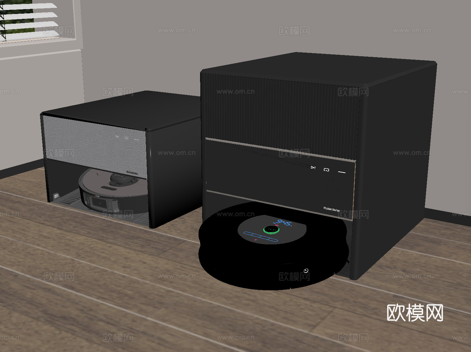 现代扫地机器人su模型