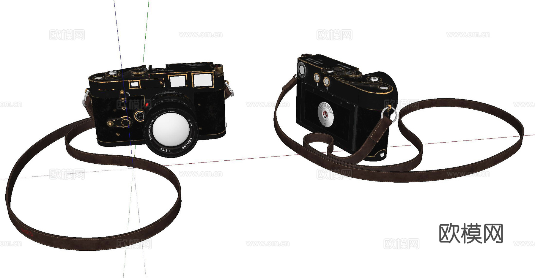老旧照相机su模型