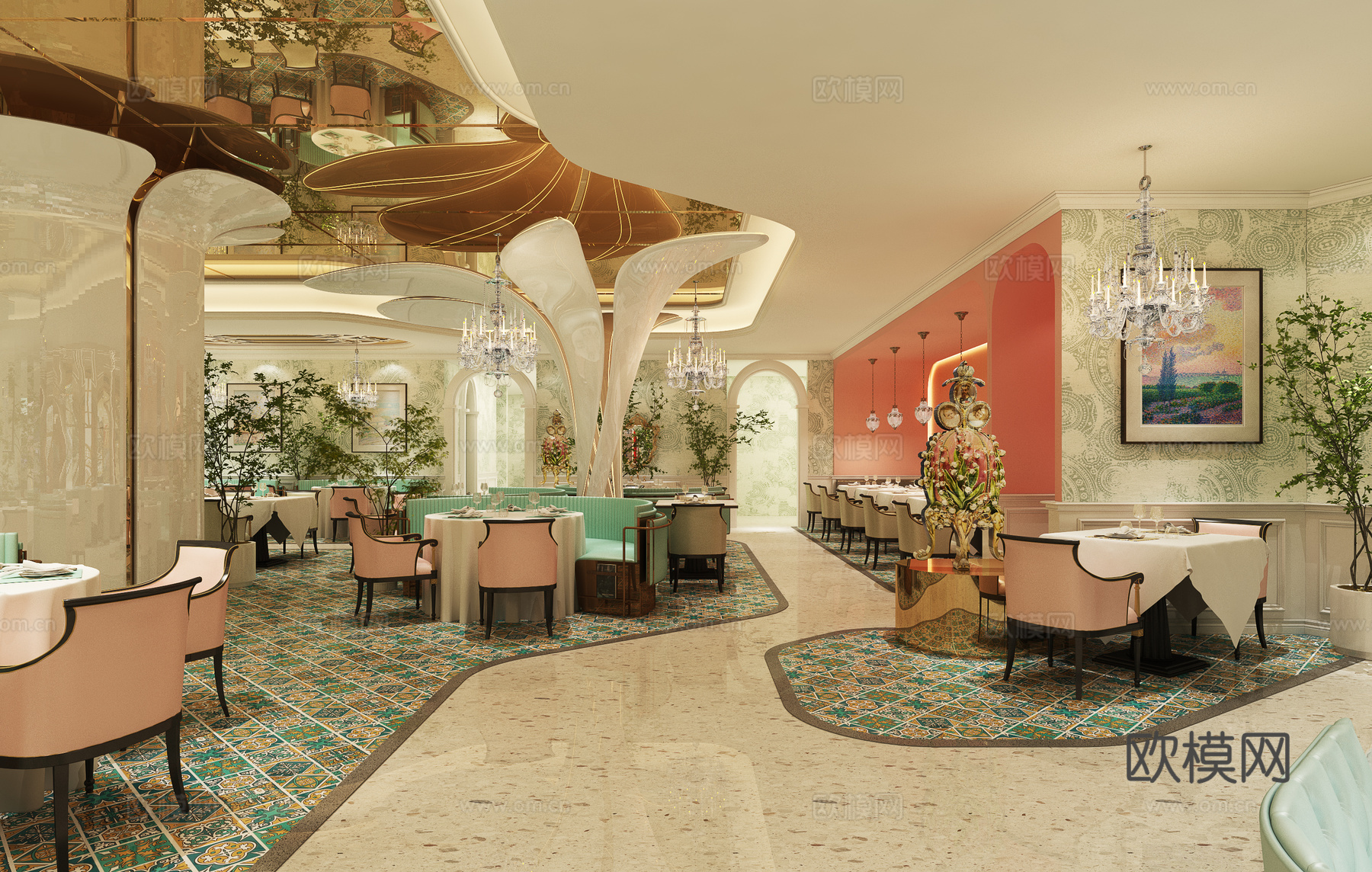 餐厅3d模型