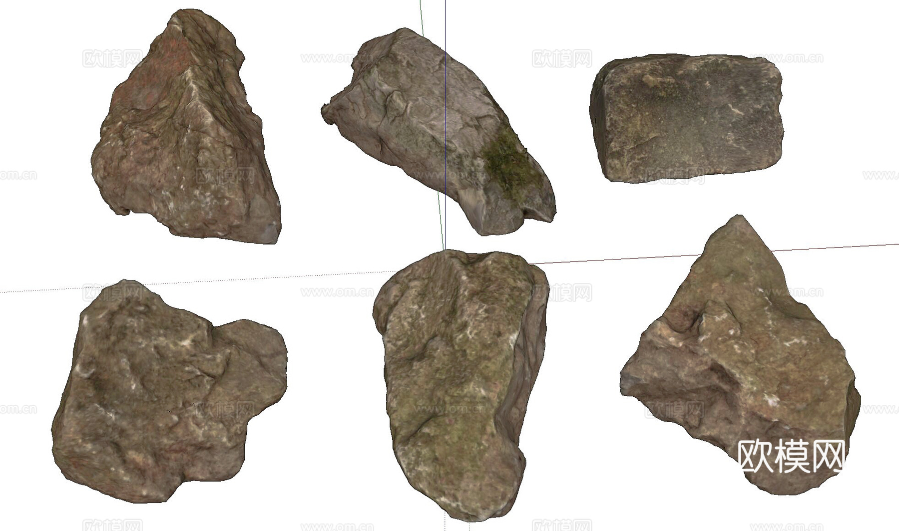 石头su模型