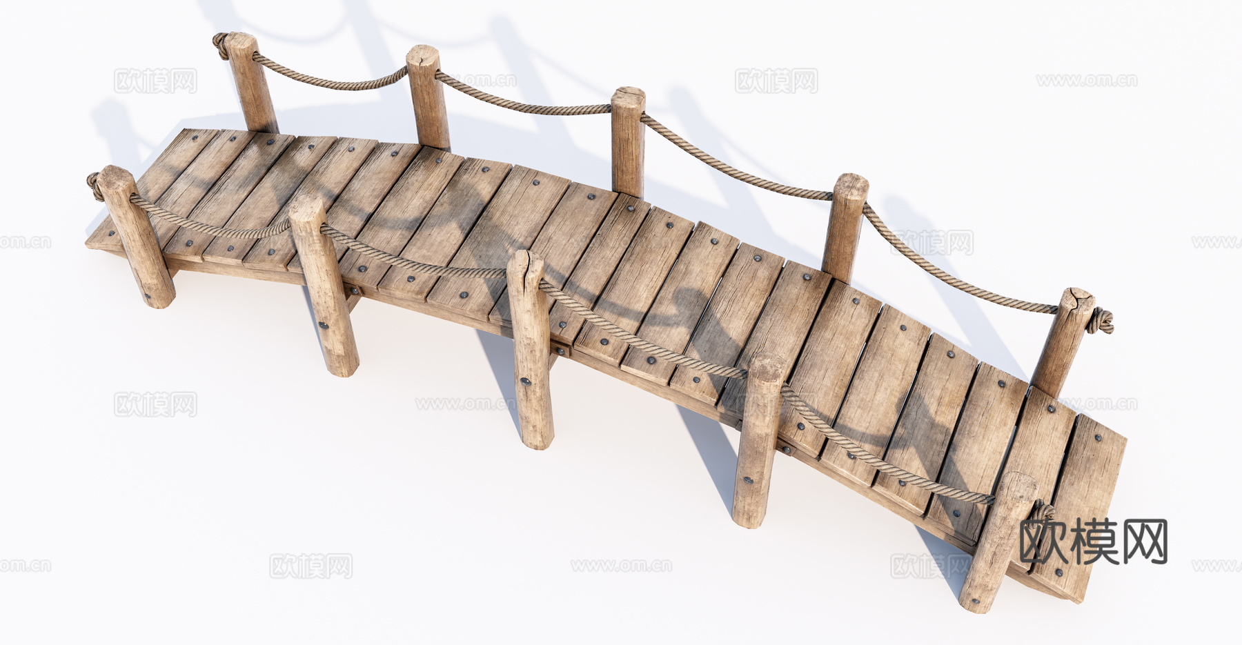 木桥su模型
