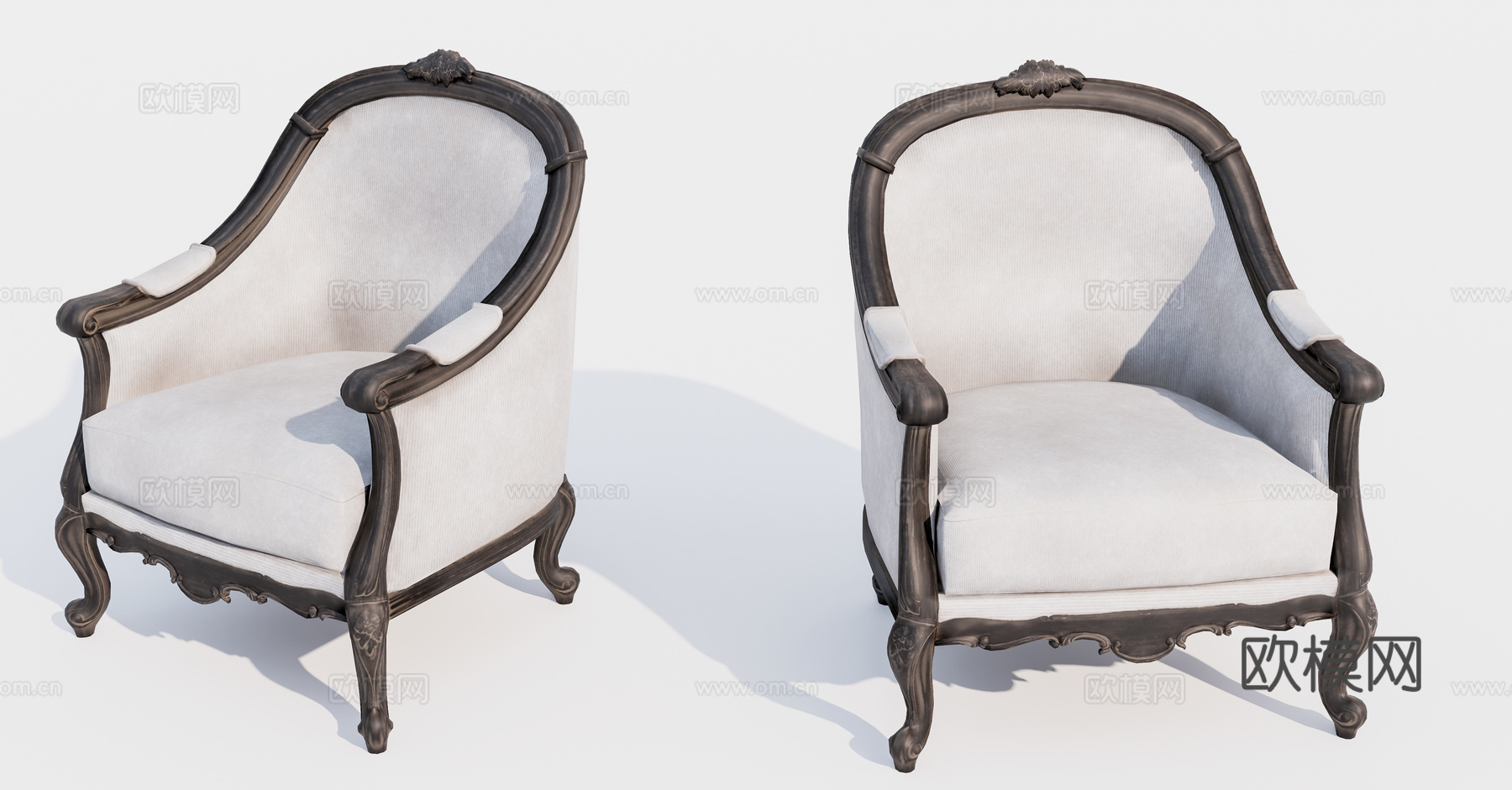 单沙发椅su模型