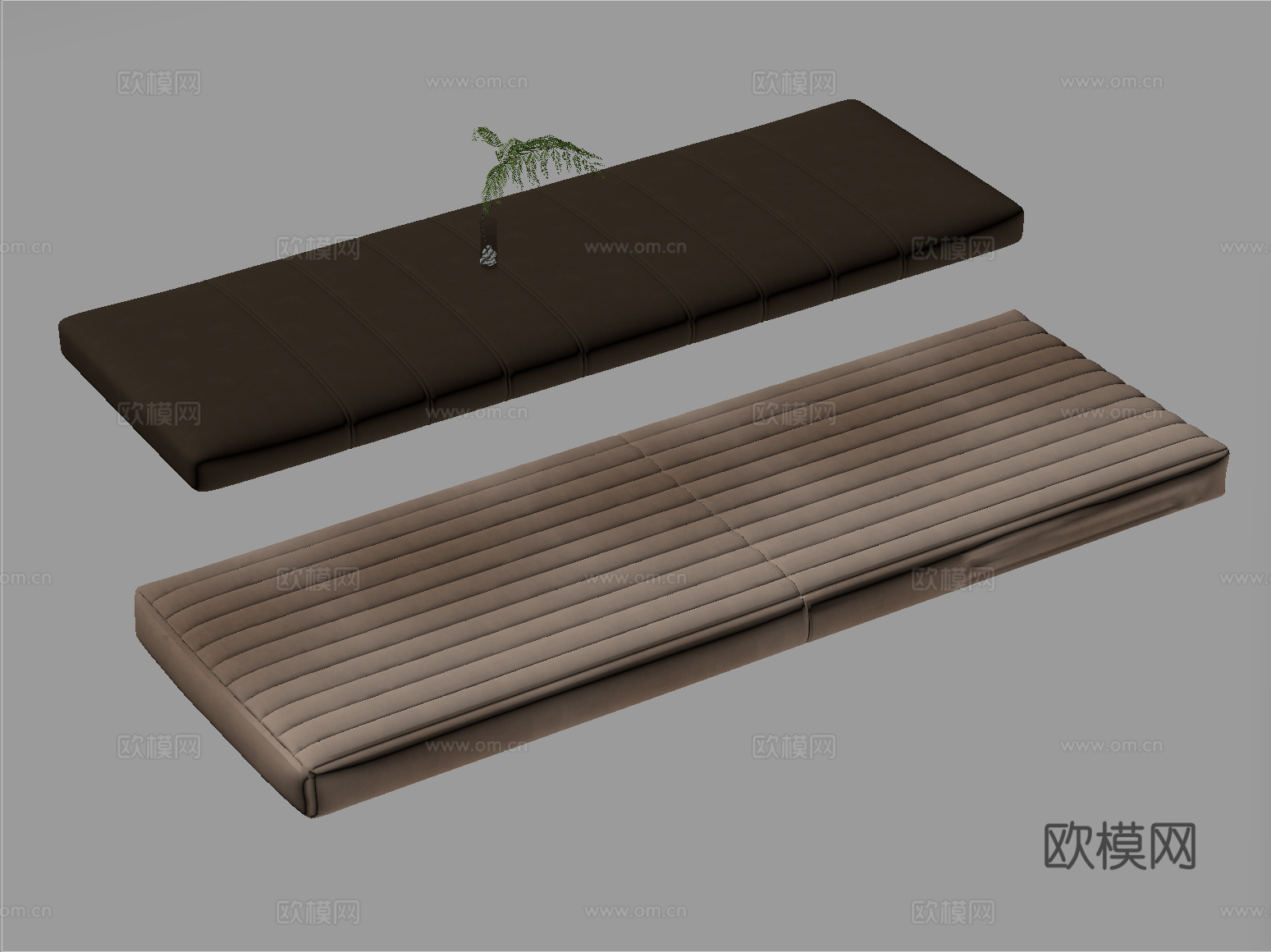 现代坐垫 沙发坐垫 飘窗坐垫su模型