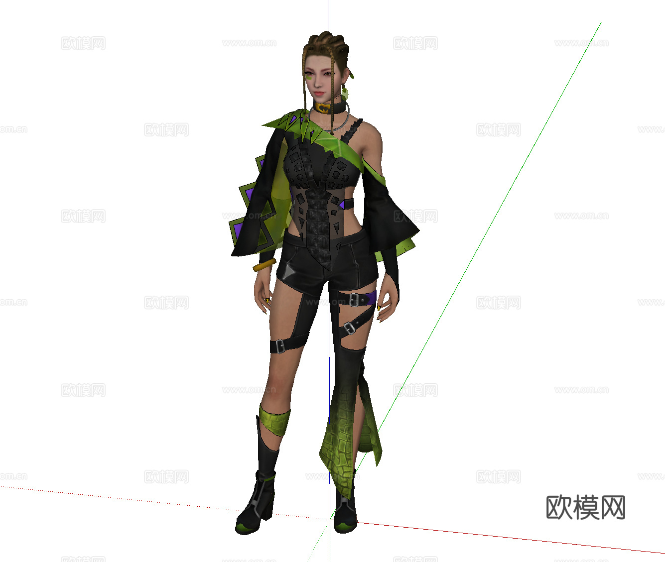 人物模型su模型