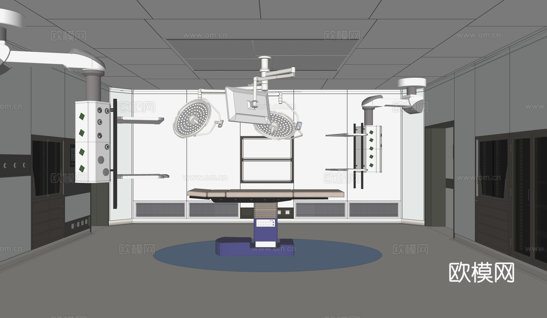 医院手术室su模型
