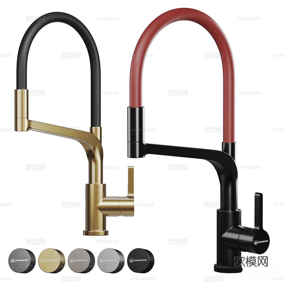 Omoikiri Sinto 2 Plus. 厨房水龙头3d模型下载