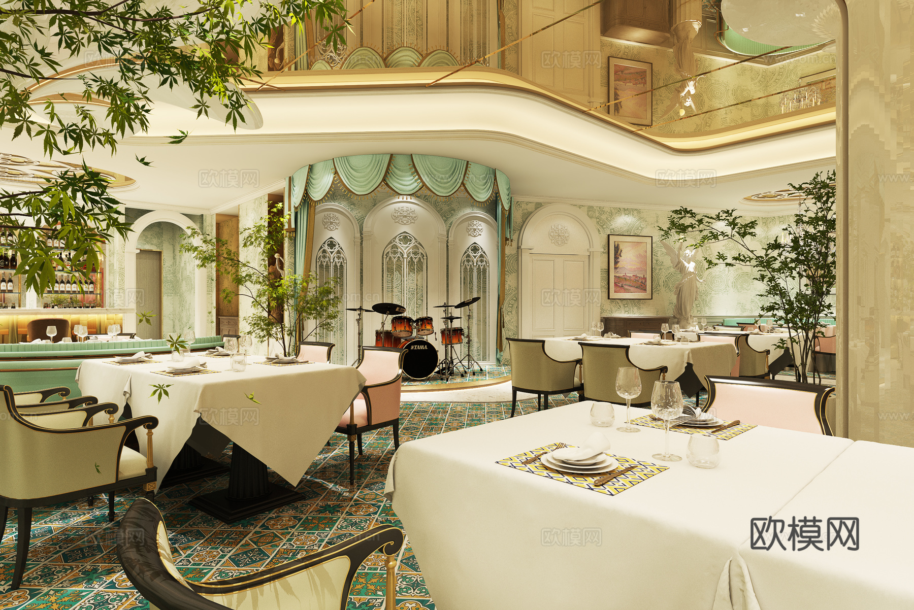 餐厅3d模型