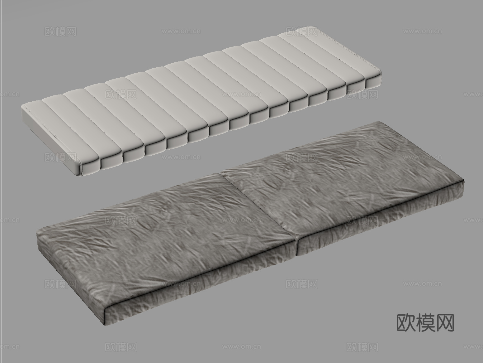 现代坐垫 沙发坐垫 飘窗坐垫su模型