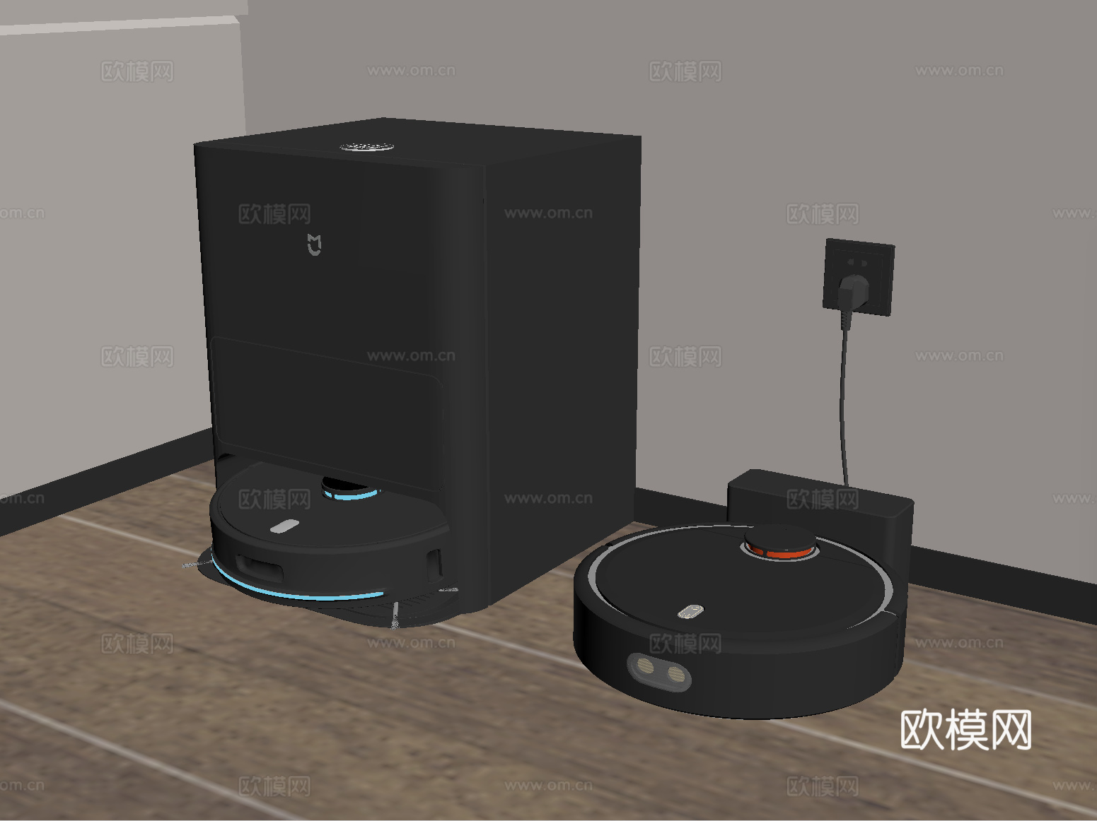 现代扫地机器人su模型