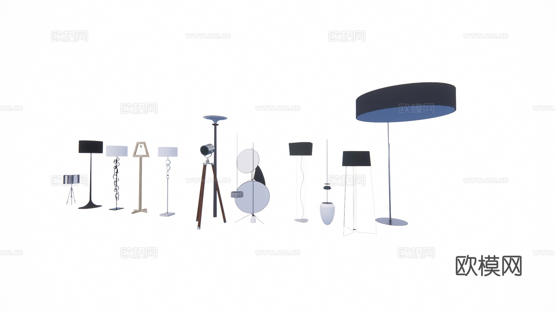 灯具 草坪灯 装饰灯 室内灯 射灯su模型