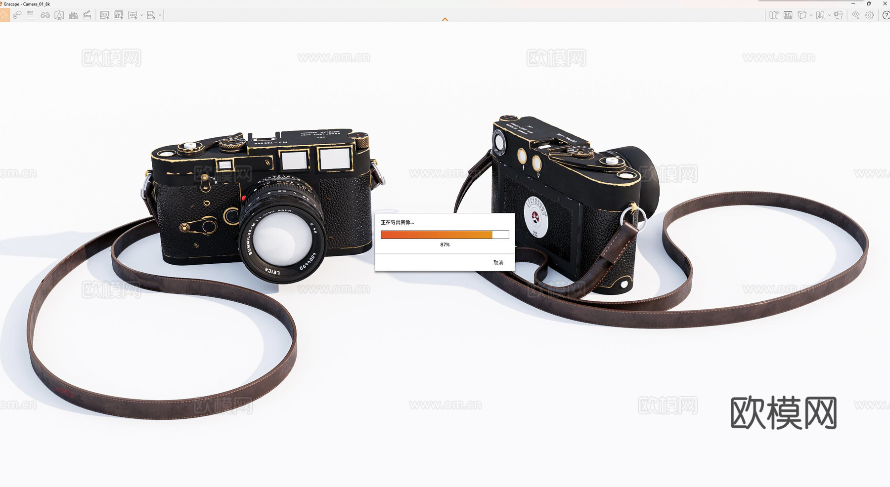 老旧照相机su模型