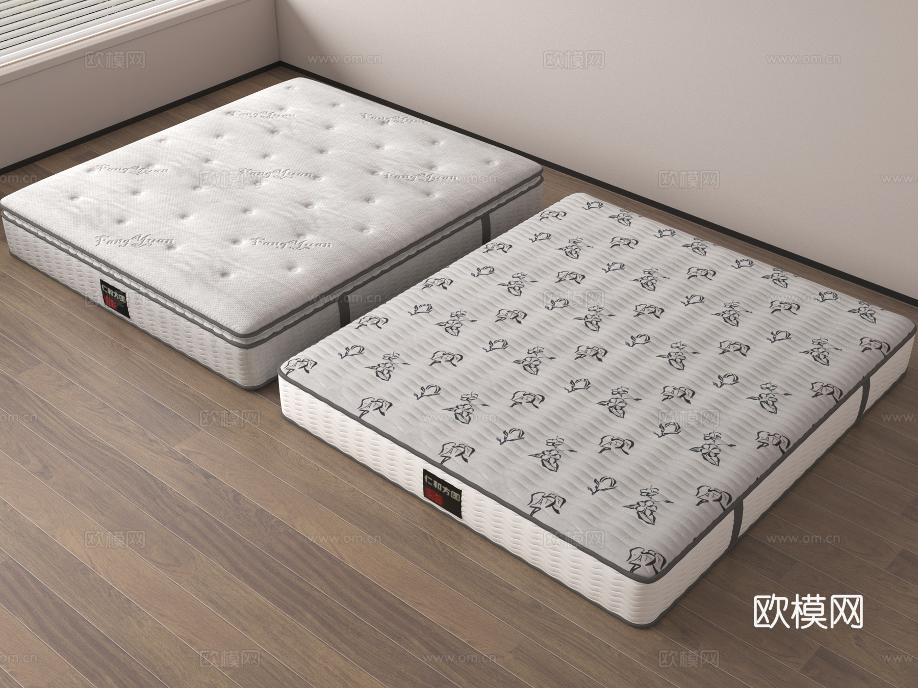 现代床垫 床品 席梦思su模型