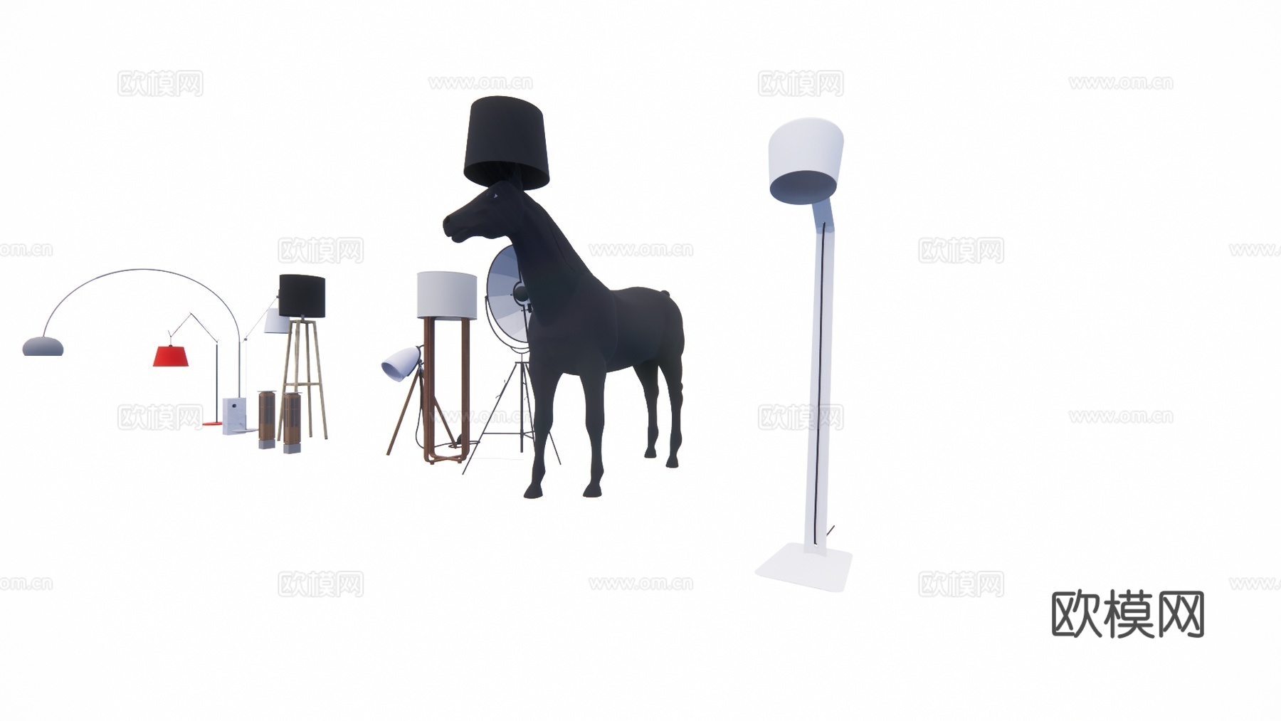 灯具 草坪灯 装饰灯 室内灯 射灯su模型