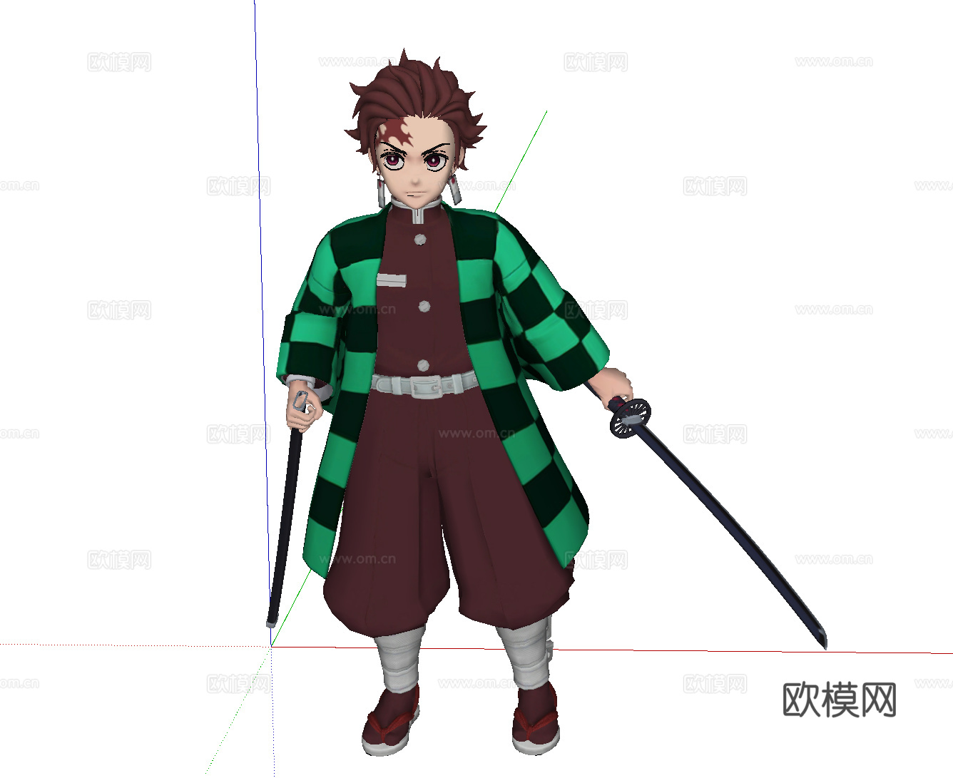 动漫人物su模型