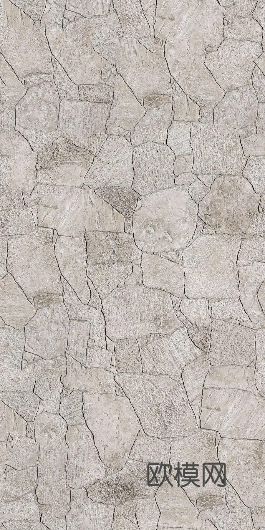 现代新中式碎拼_无缝_碎拼石材_地面_碎石路贴图