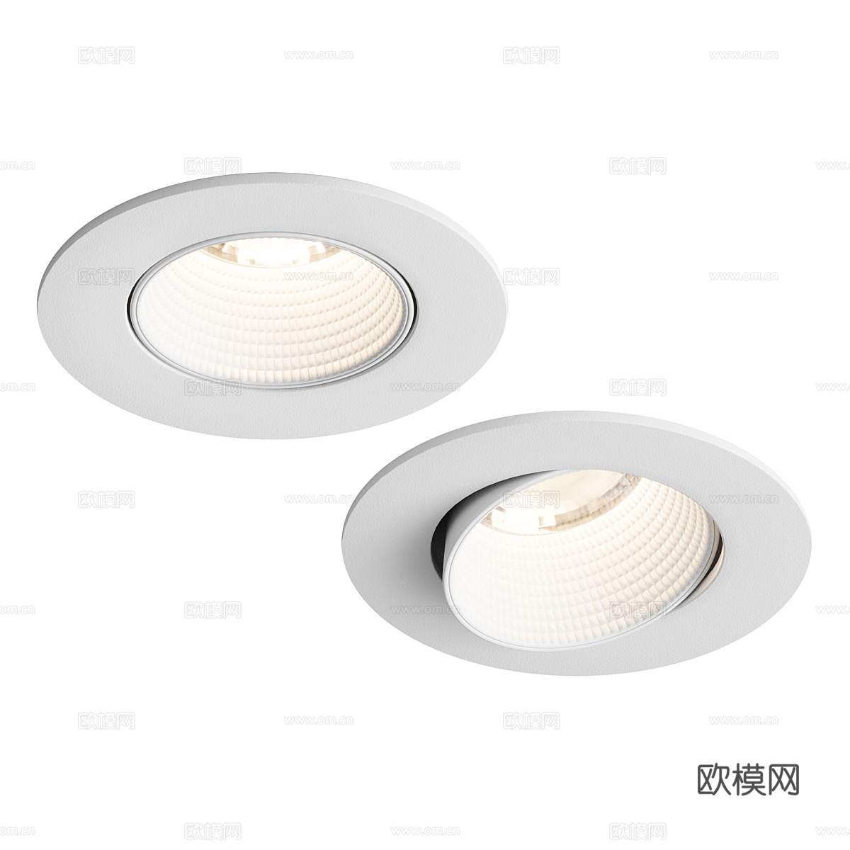 现代简约筒灯 射灯 展览筒灯 展览射灯3d模型下载