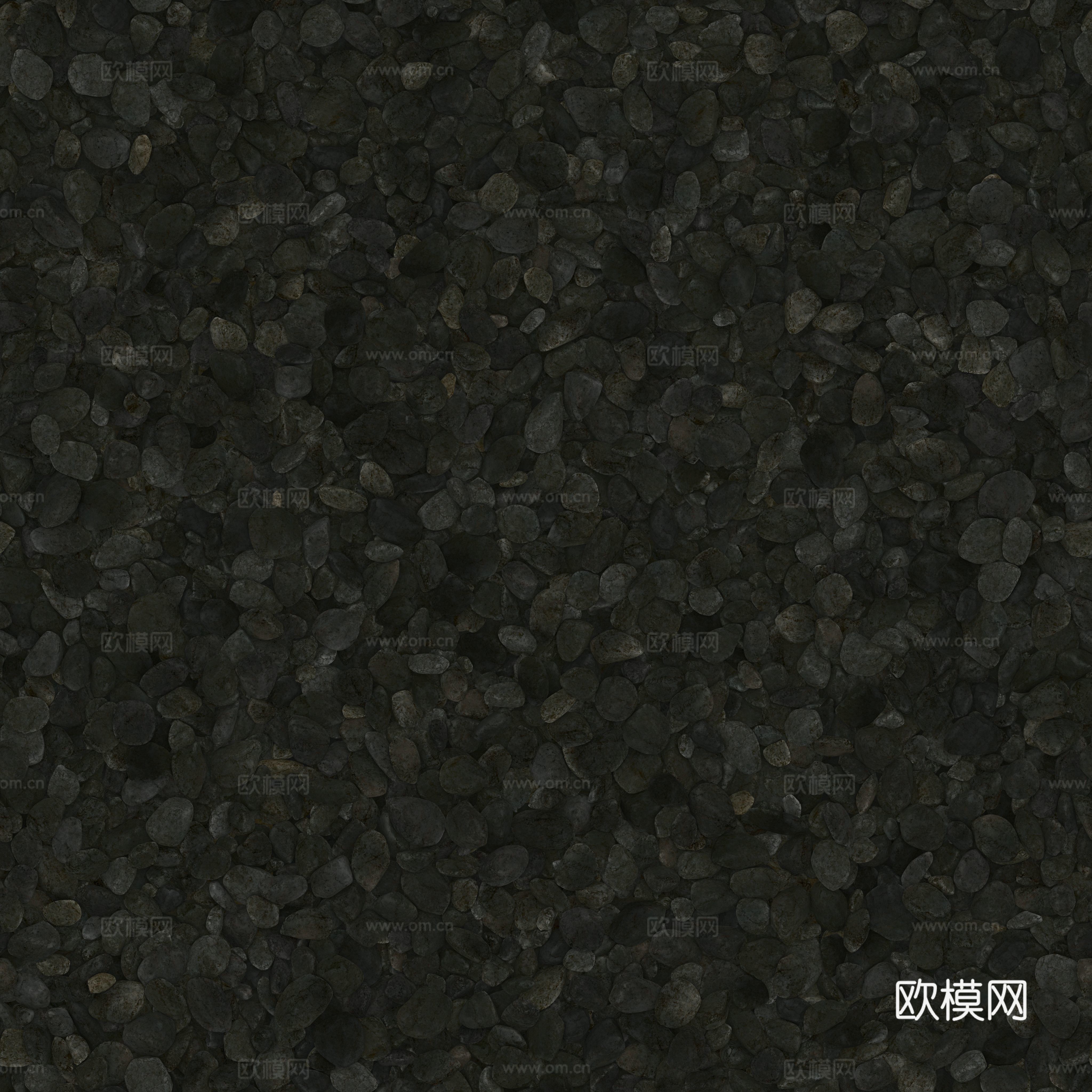 现代砾石地面铺装下载