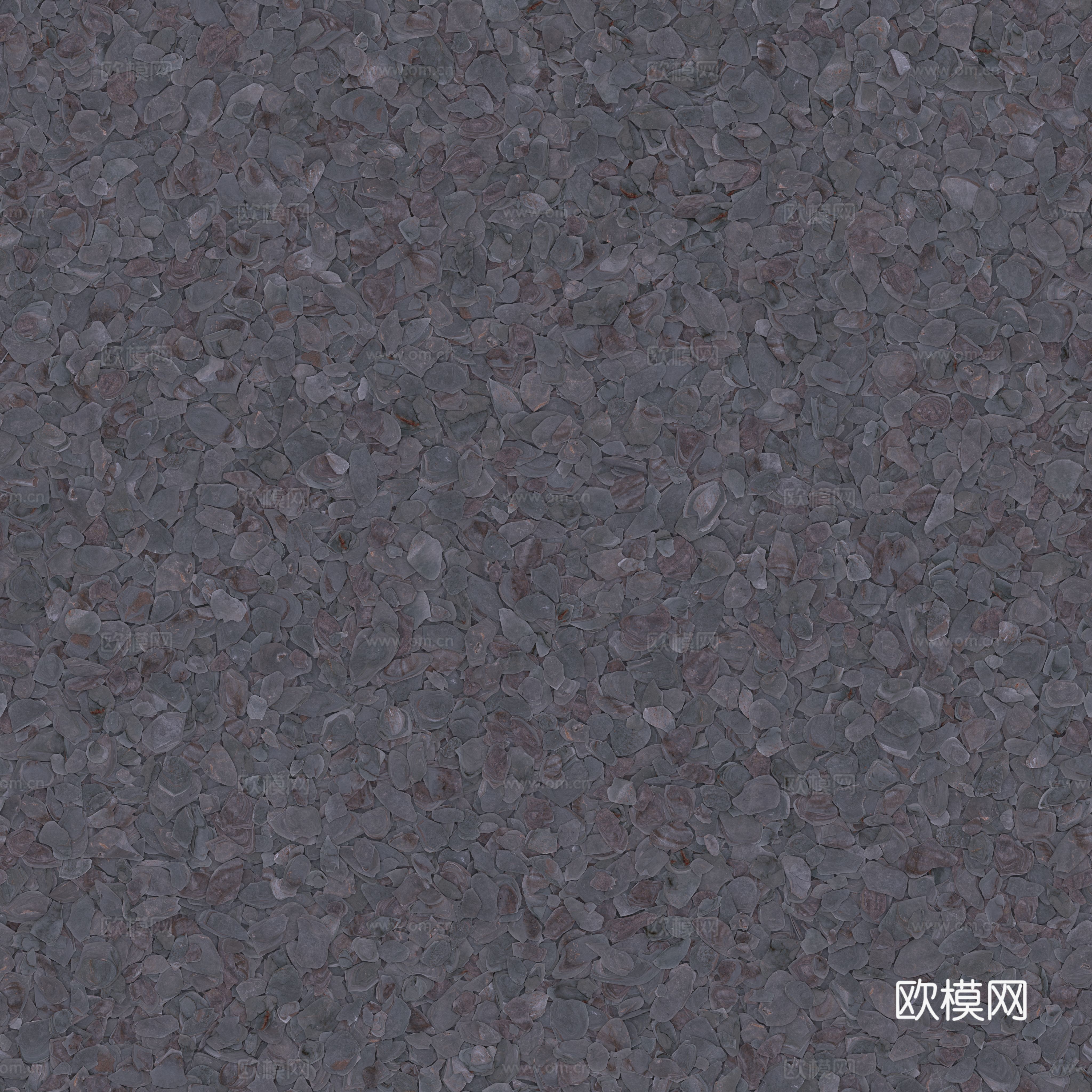 现代砾石地面铺装下载