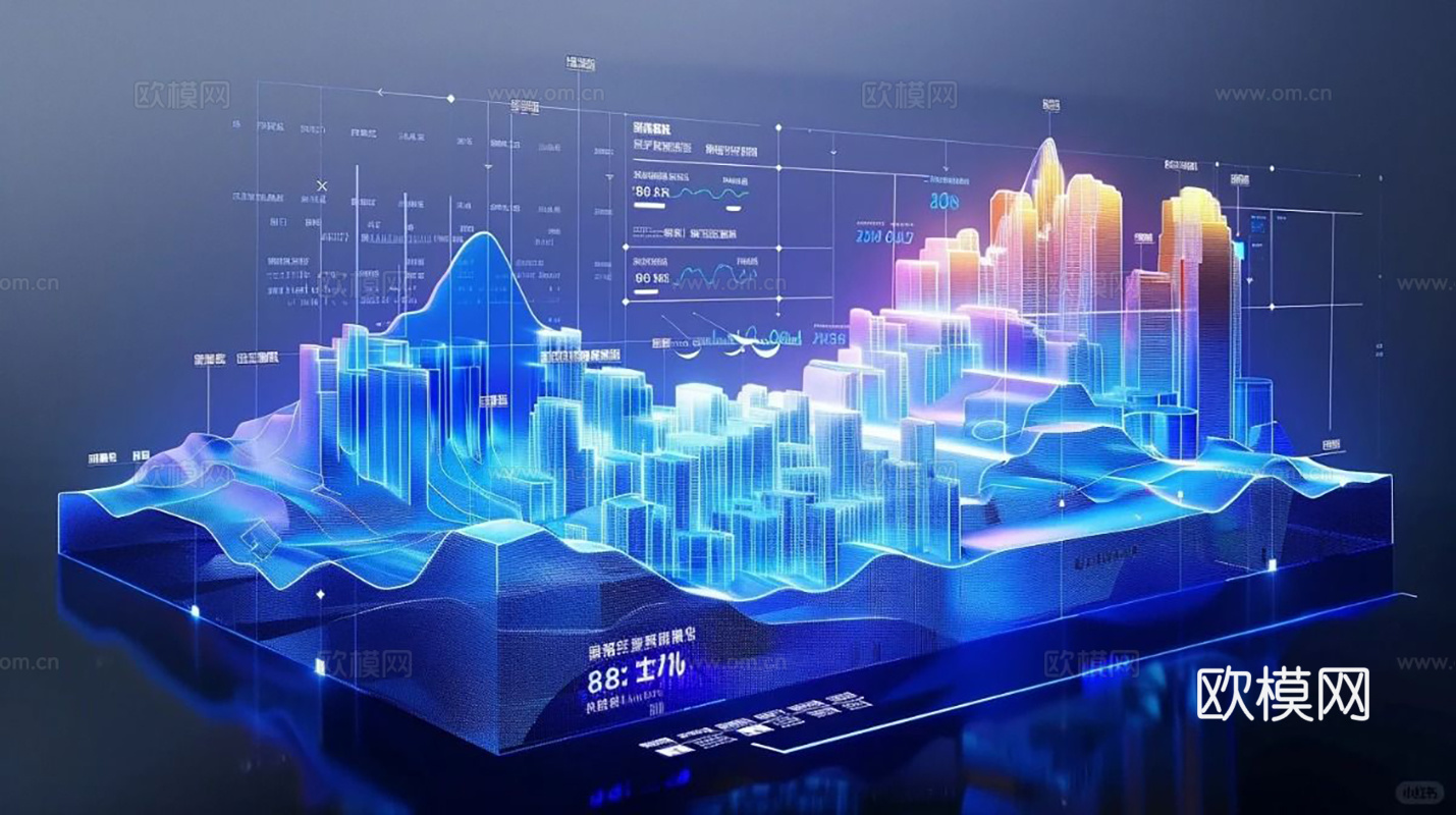 现代科技感屏幕 电子屏幕贴图下载
