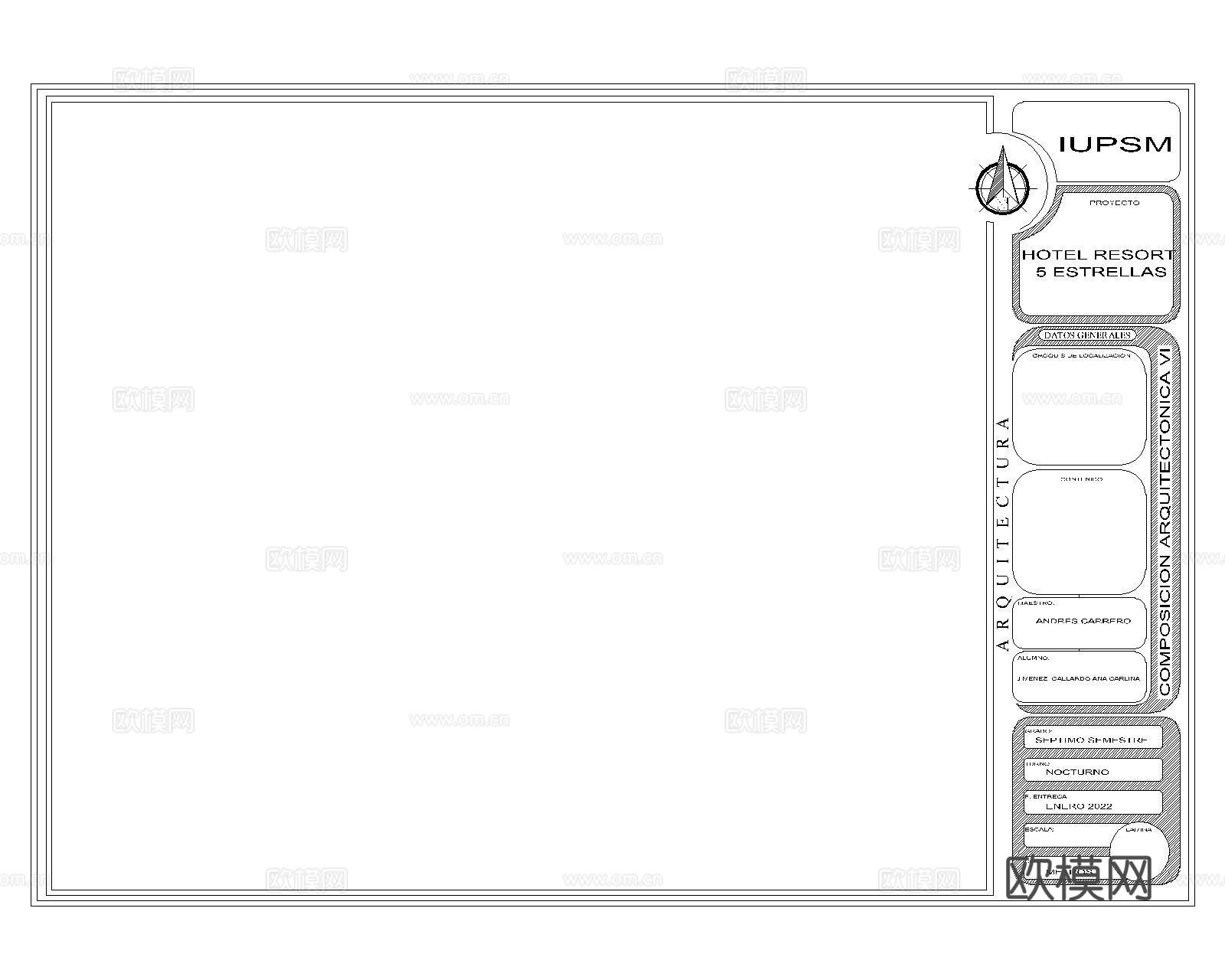 国外CAD图框A3cad施工图