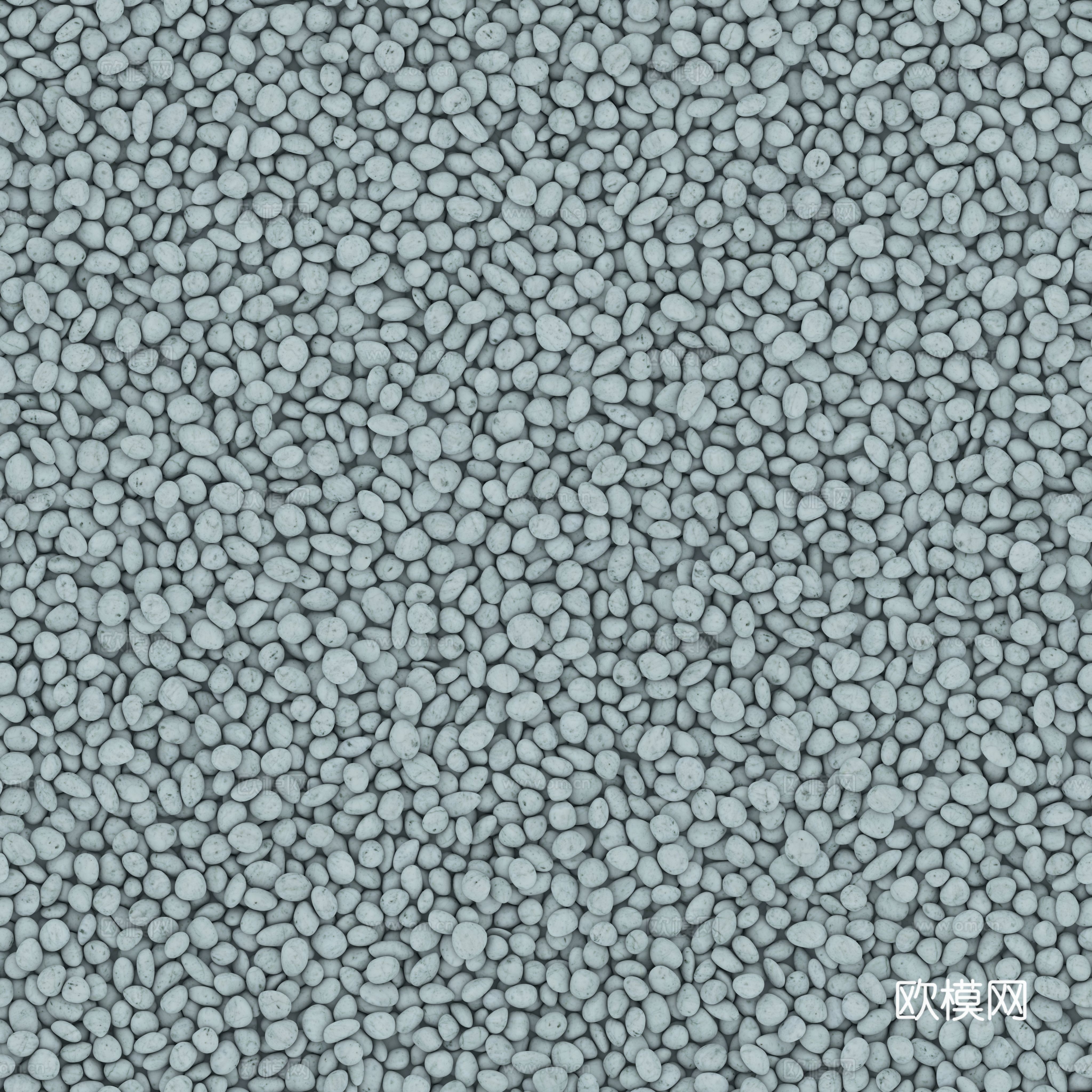 现代砾石地面铺装