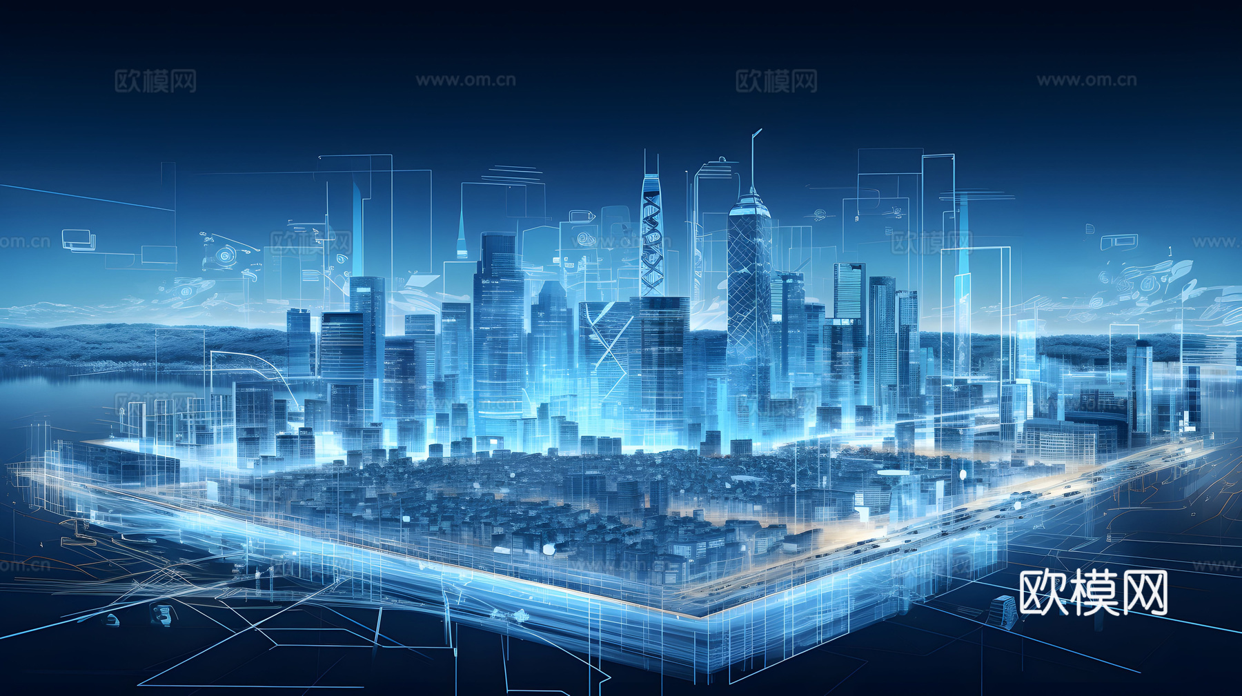 现代科技感屏幕 电子屏幕贴图