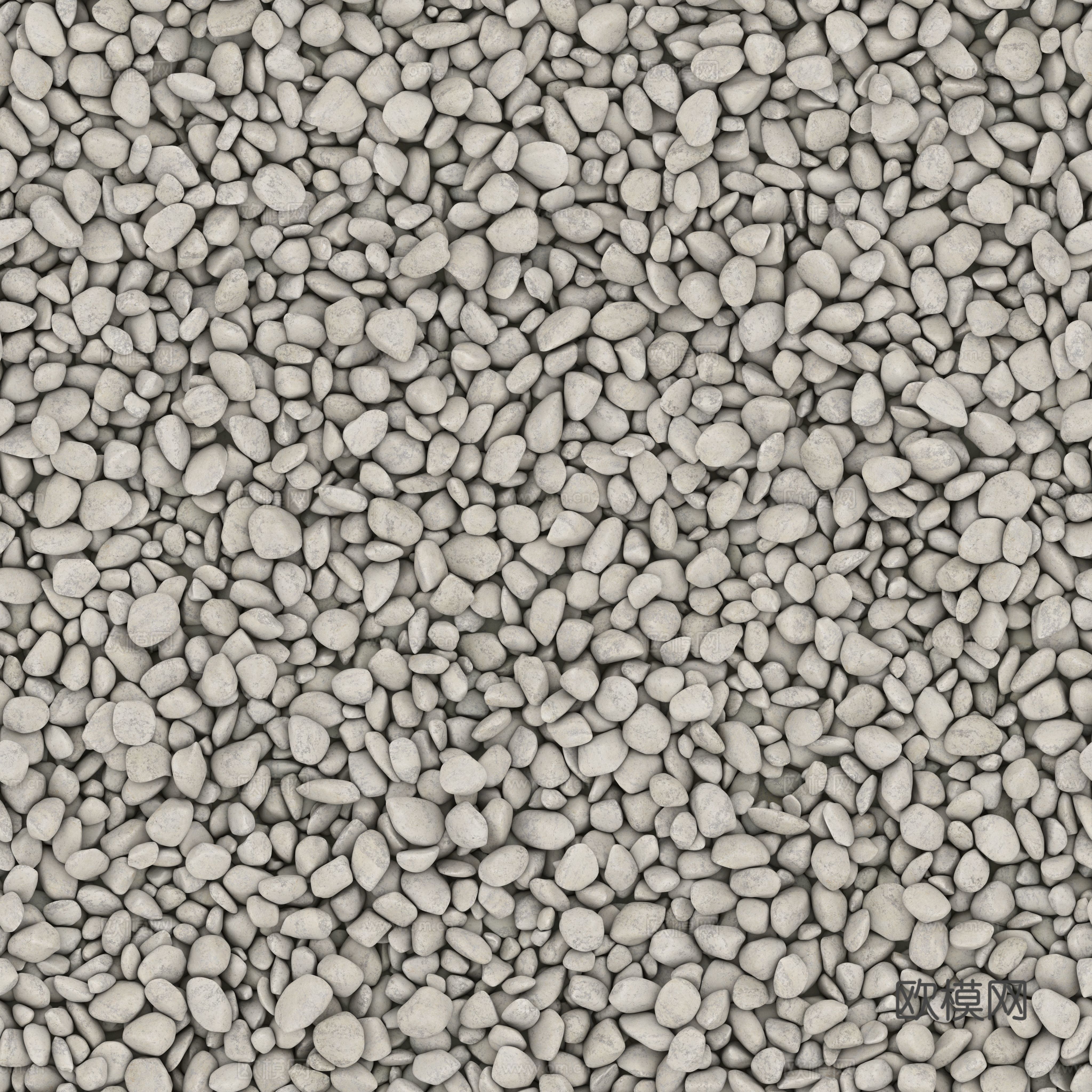 现代砾石地面铺装下载