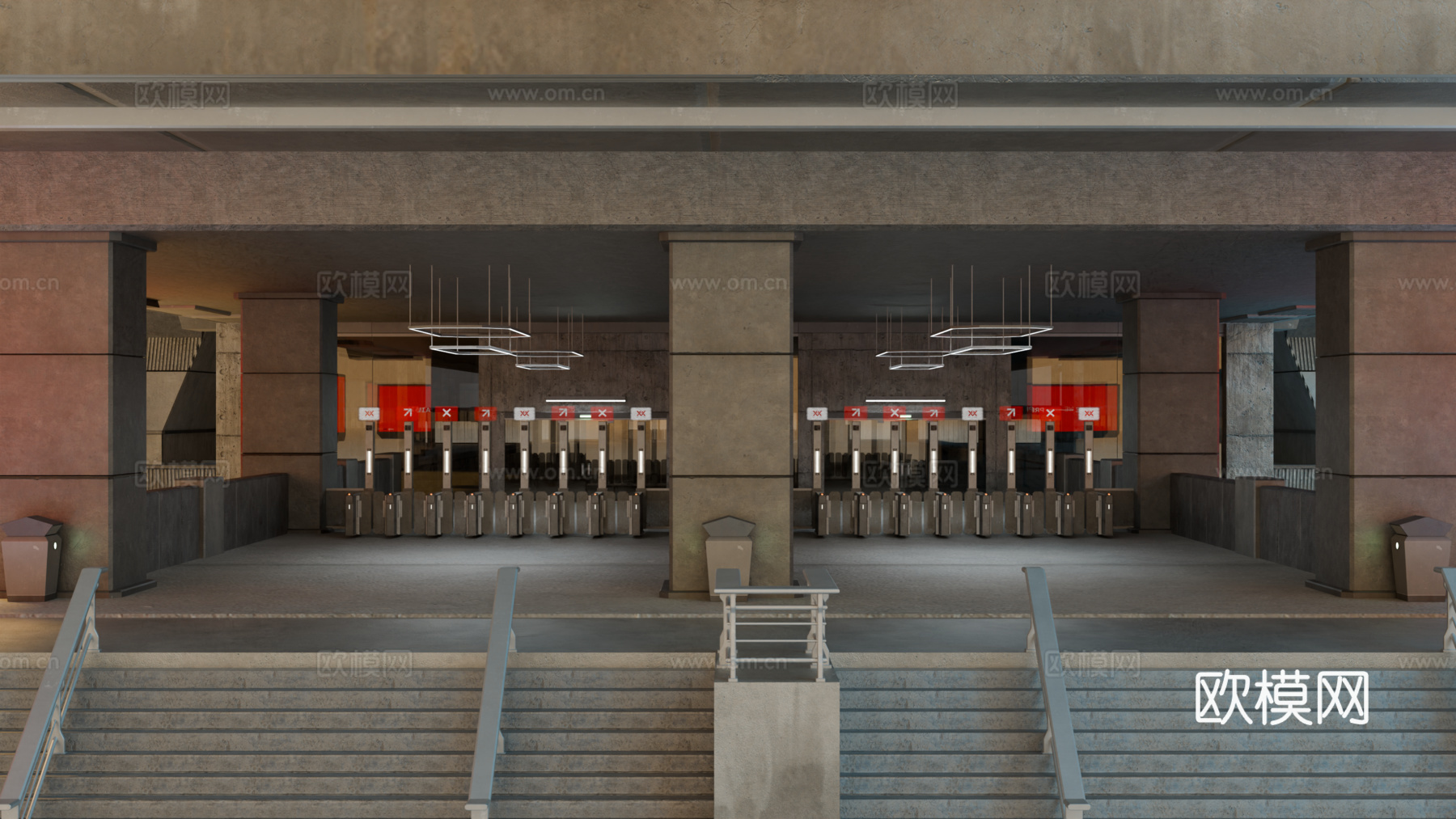 工业建筑 赛博朋克建筑 科幻建筑 城市建筑 工业城市建筑su模型