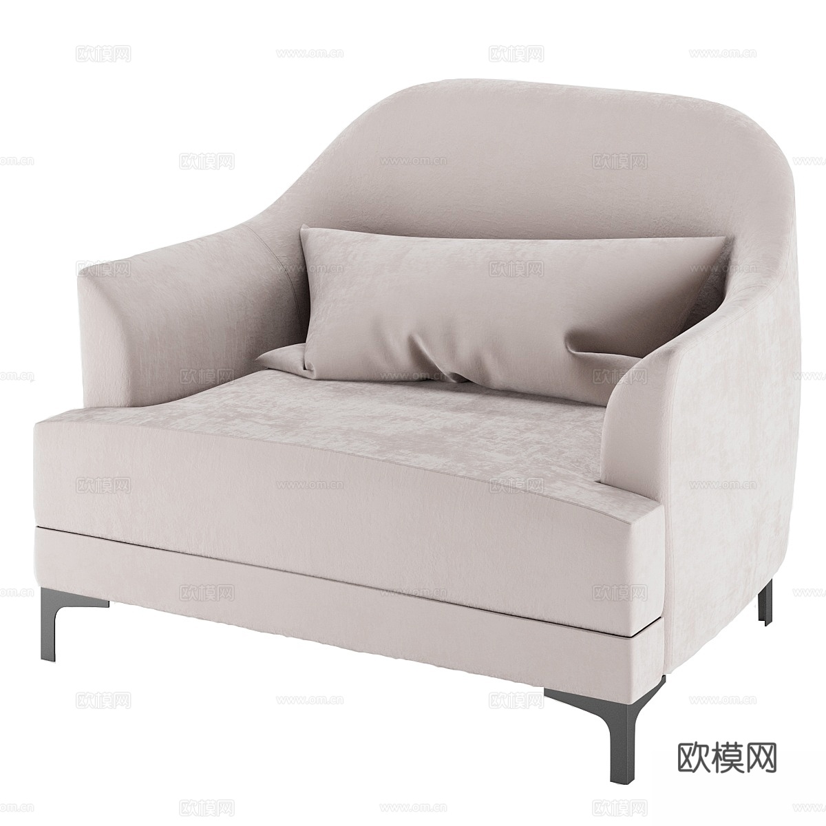 Proud扶手椅3d模型下载