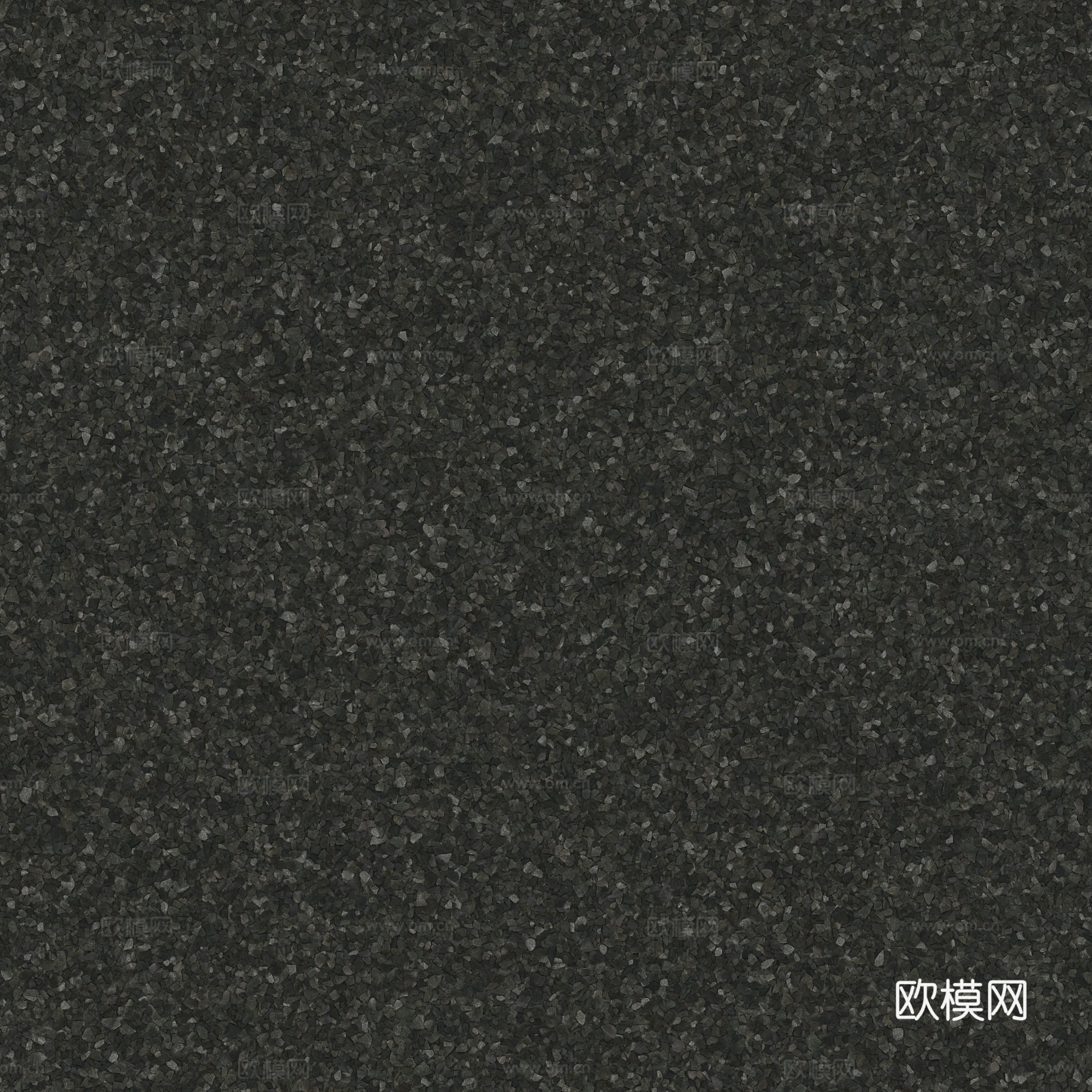 现代砾石地面铺装