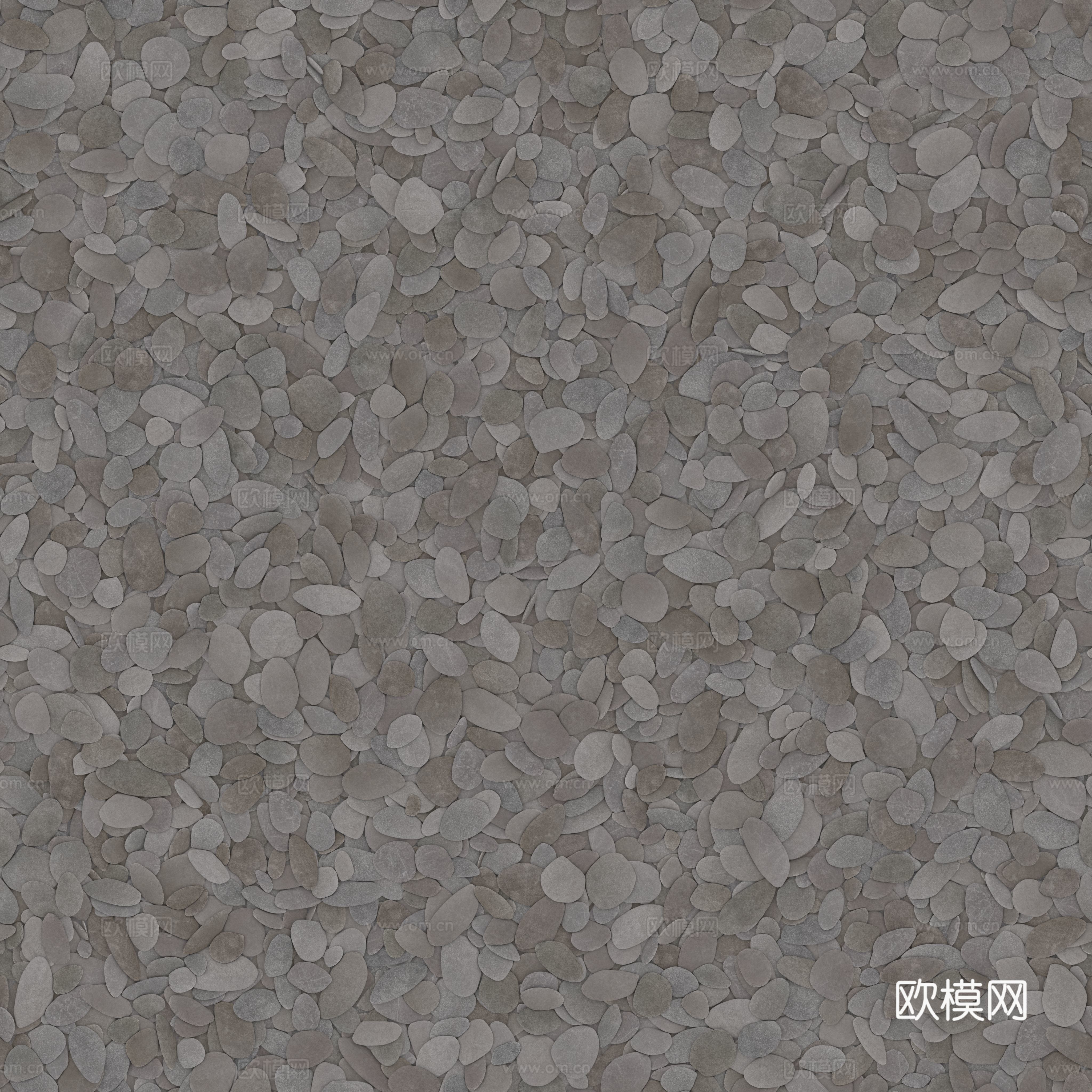 现代砾石地面铺装下载