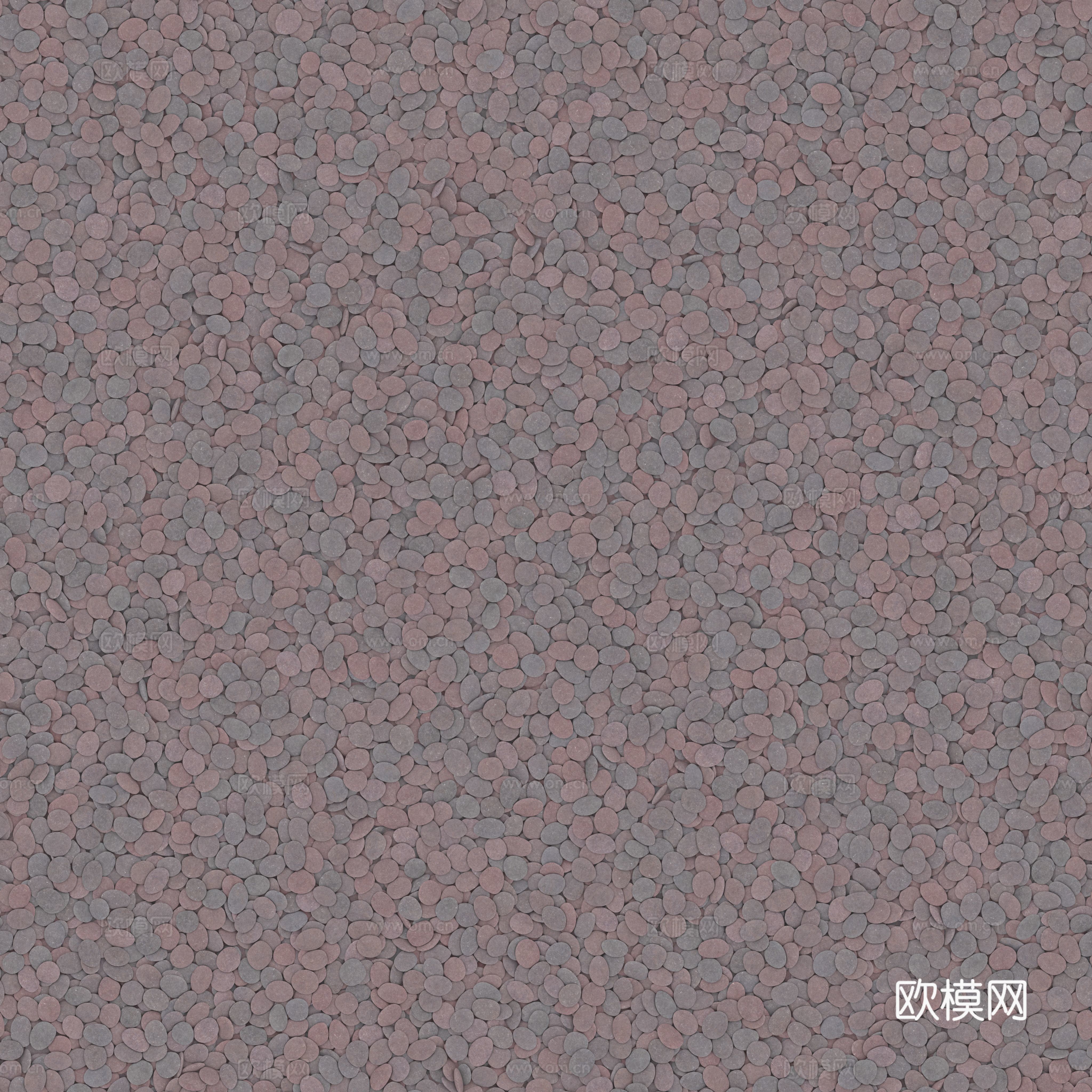 现代砾石地面铺装下载