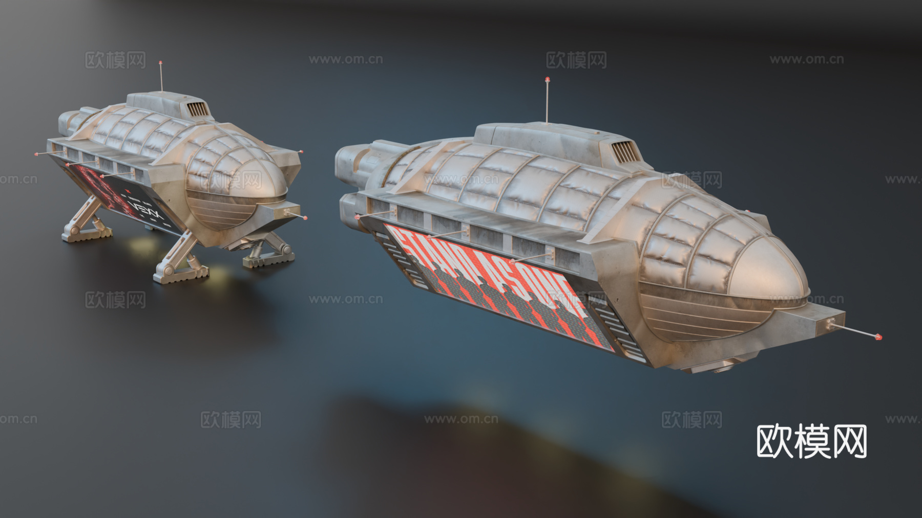 飞艇 军事飞艇 飞行器 科幻飞艇 赛博朋克飞艇su模型