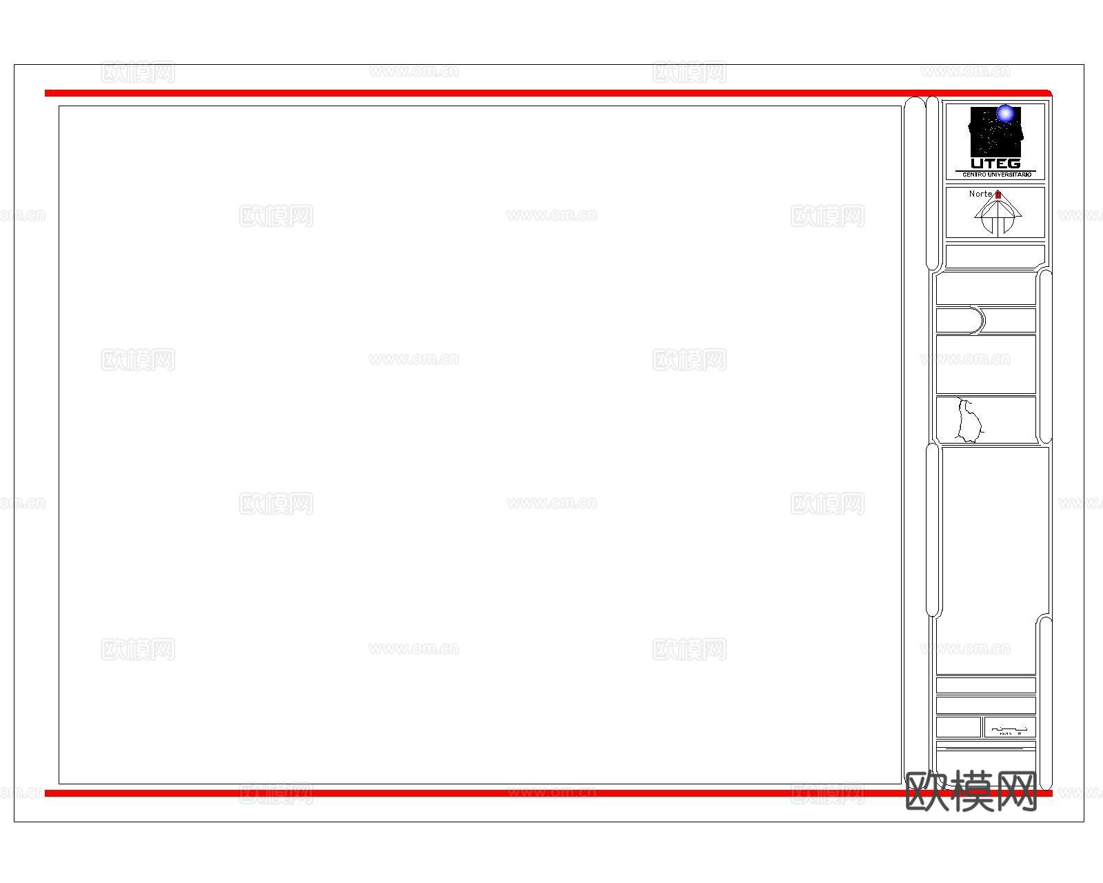 国外CAD图框A3cad施工图
