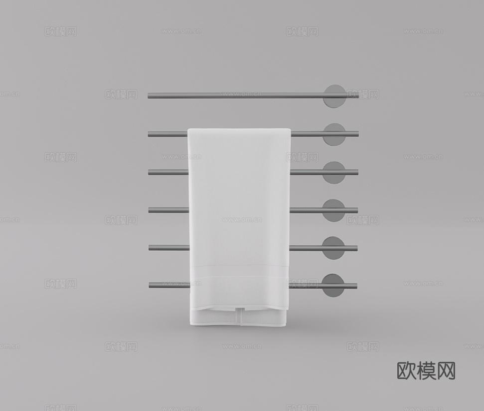 毛巾架su模型