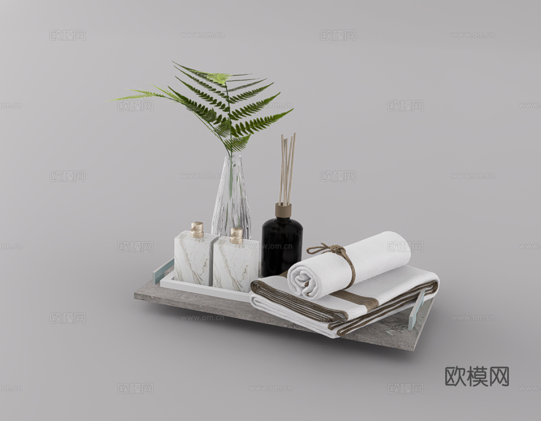 洗护用品su模型