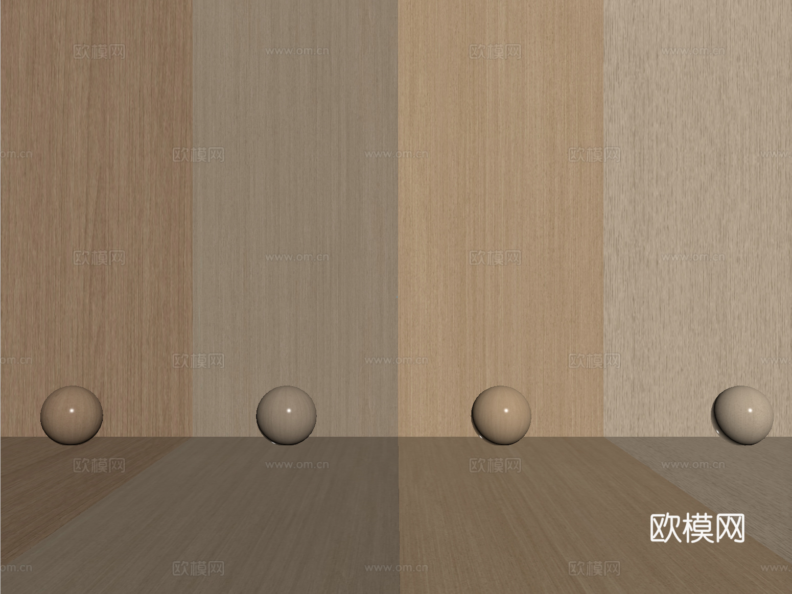 现代木纹木饰面 木饰面护墙板 背景墙 墙饰板su模型