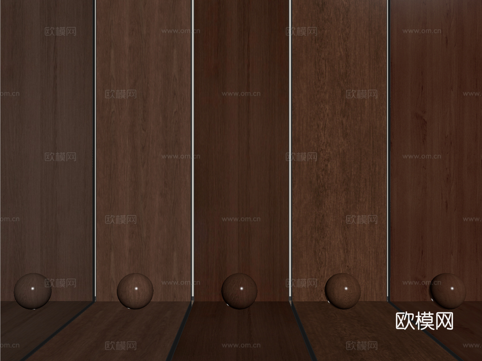 现代木纹木饰面 木饰面护墙板 背景墙 墙饰板su模型