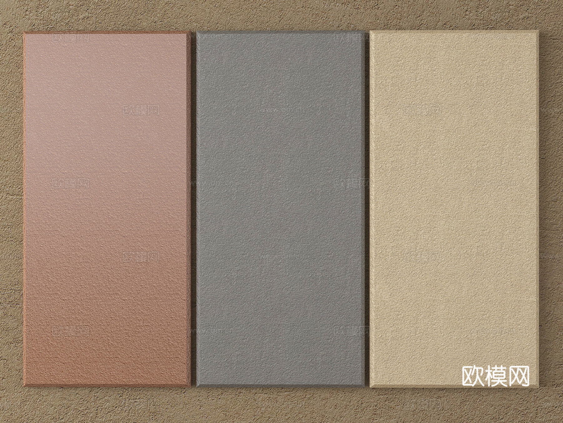 现代涂料 艺术漆 肌理漆 真石漆 微水泥su模型