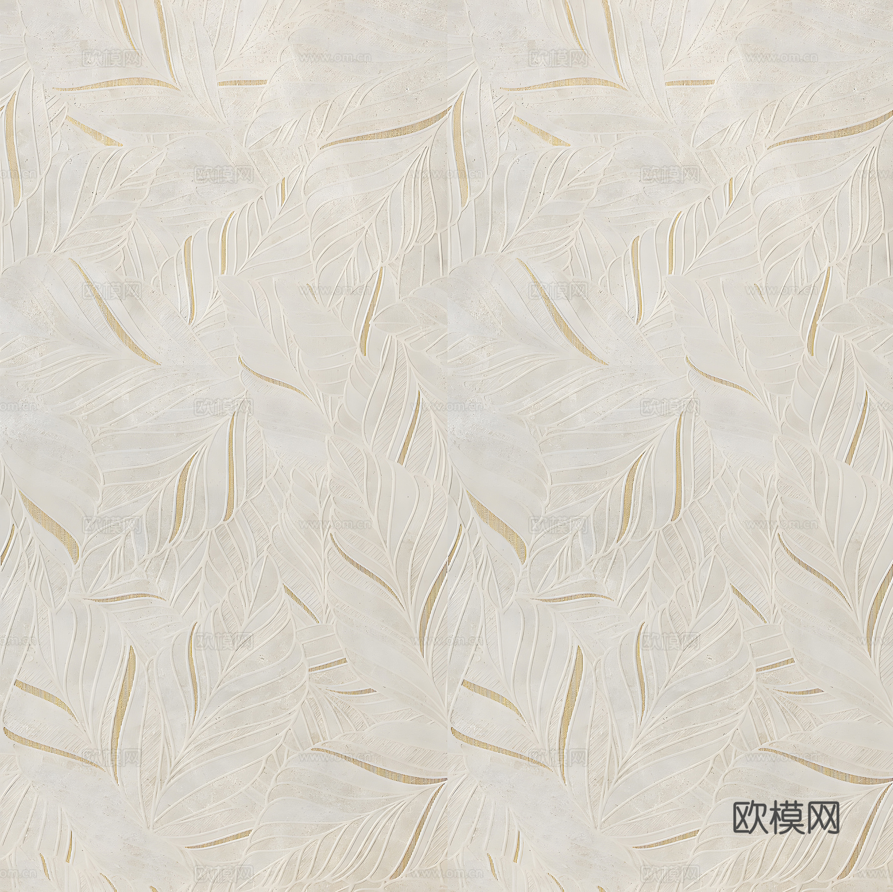 现代无缝米黄色壁纸壁布贴图