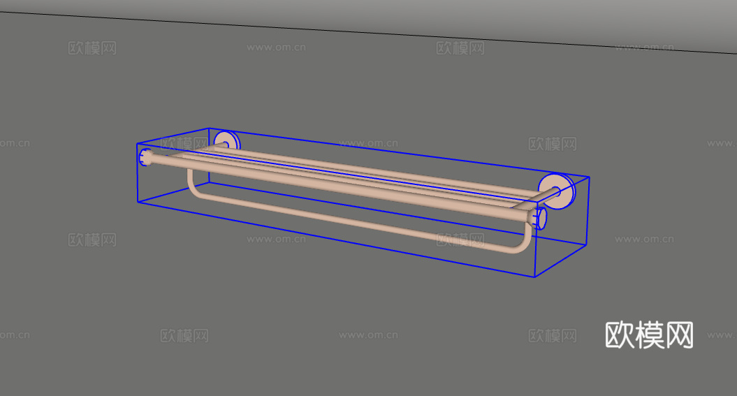 毛巾架su模型