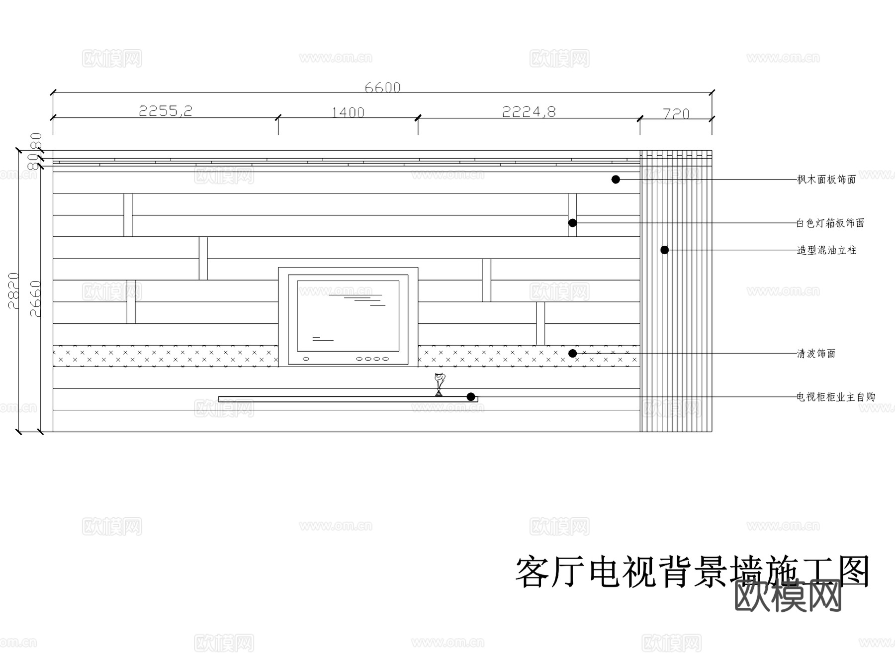 现代二层跃层室内家装CAD施工图cad施工图