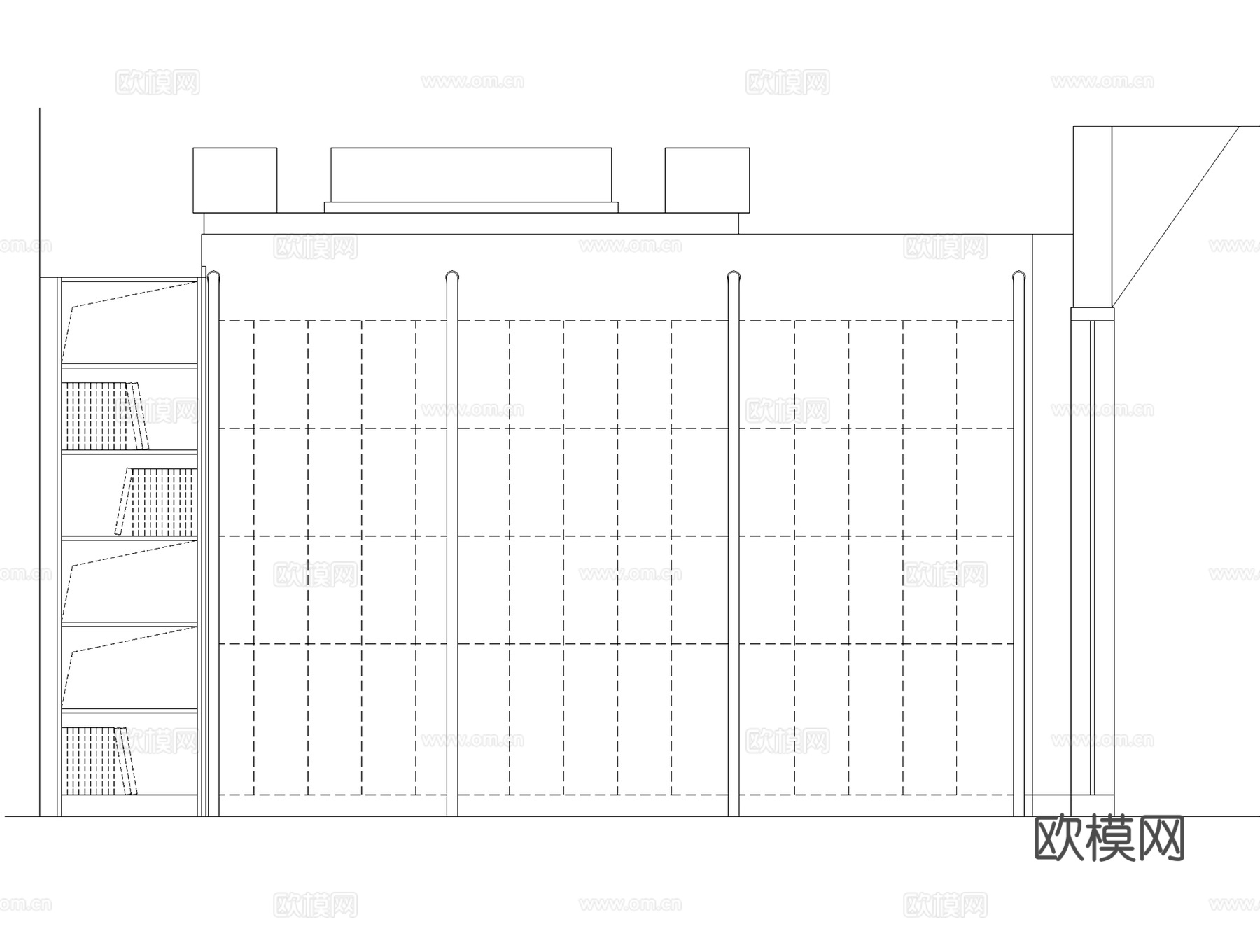 布衣坊BEAUVONE布纺织品店室内工装CAD施工图cad施工图