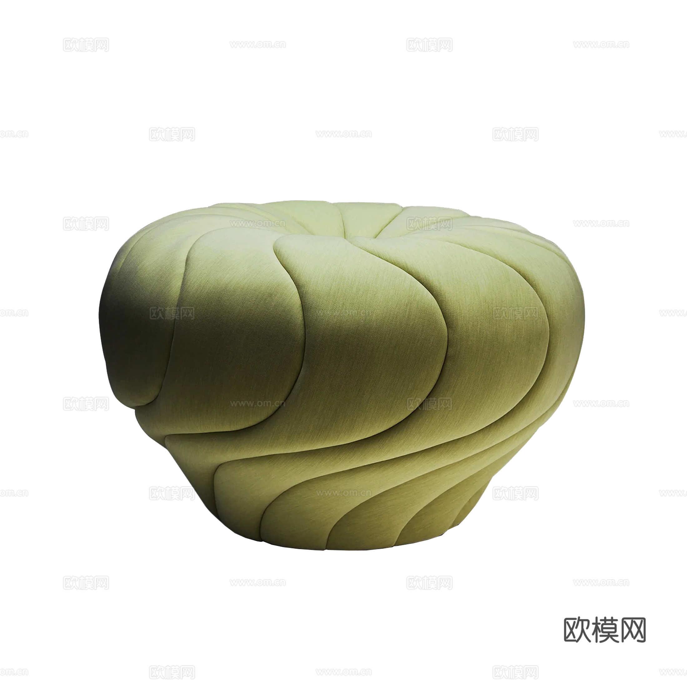 现代沙发凳 矮凳 梳妆凳su模型