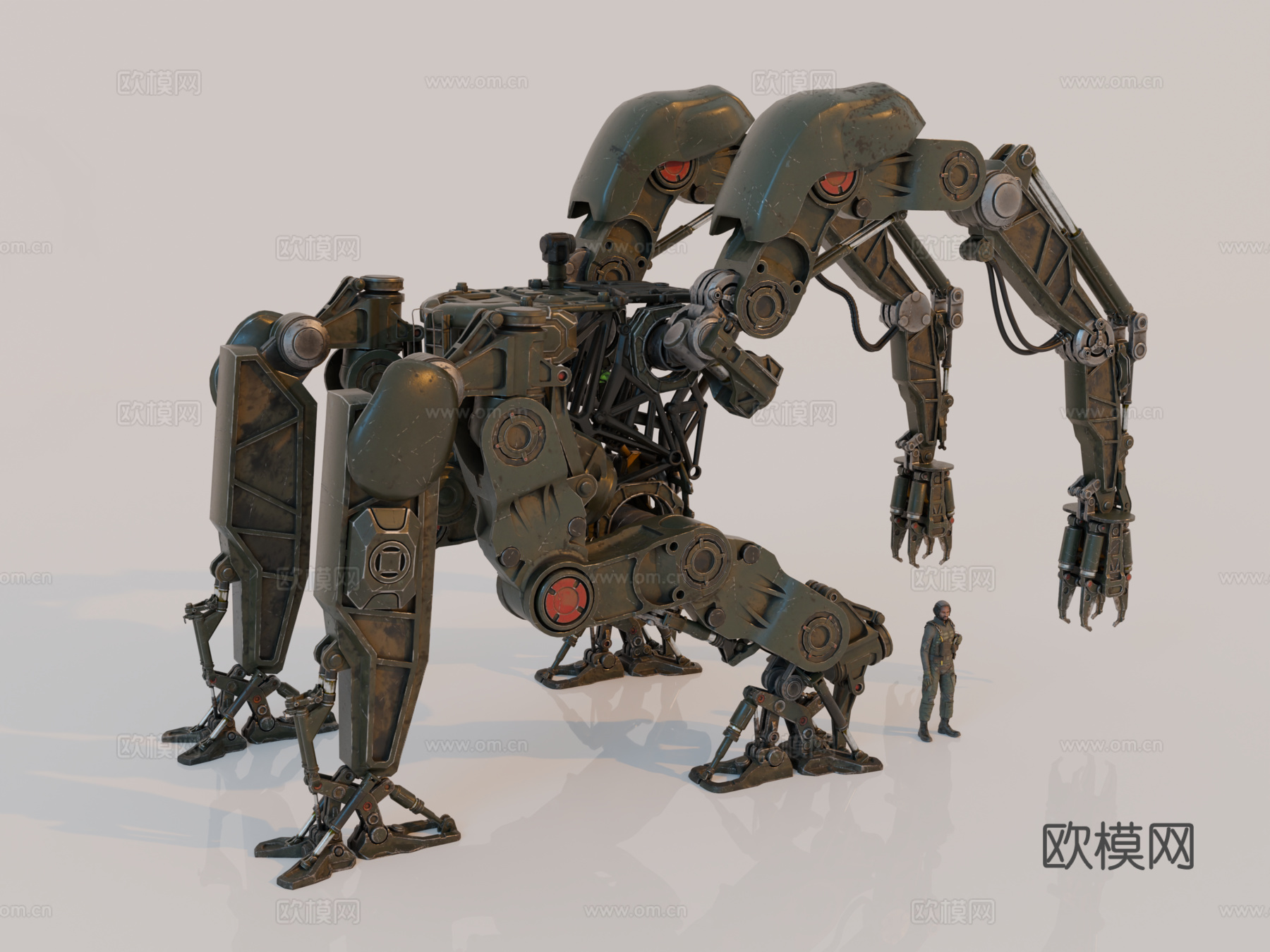 机器人 机甲战士 科幻机器人 机械战甲 战争机甲su模型