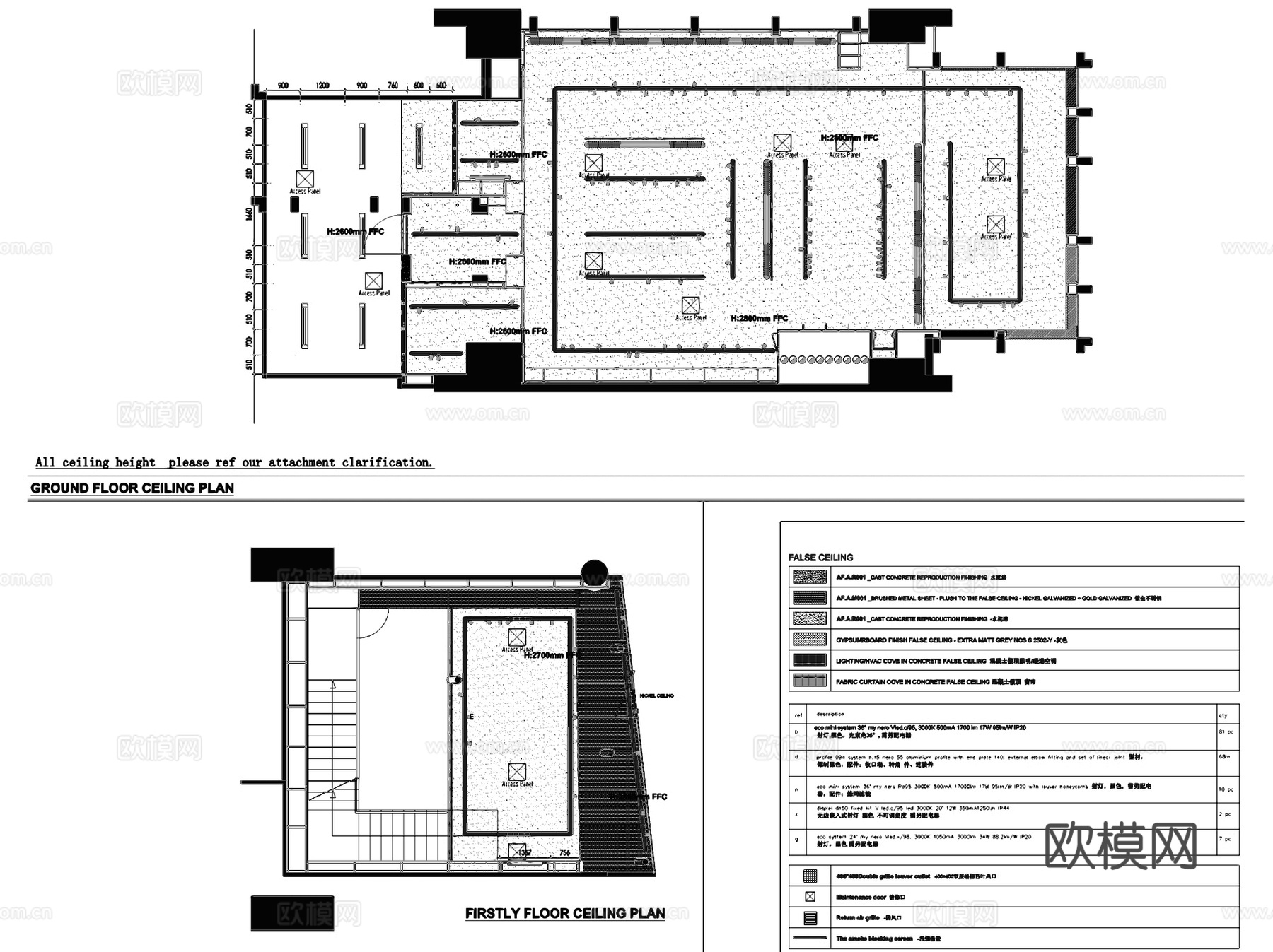 Alberta Ferretti意大利品牌服装店室内工装cad施工图