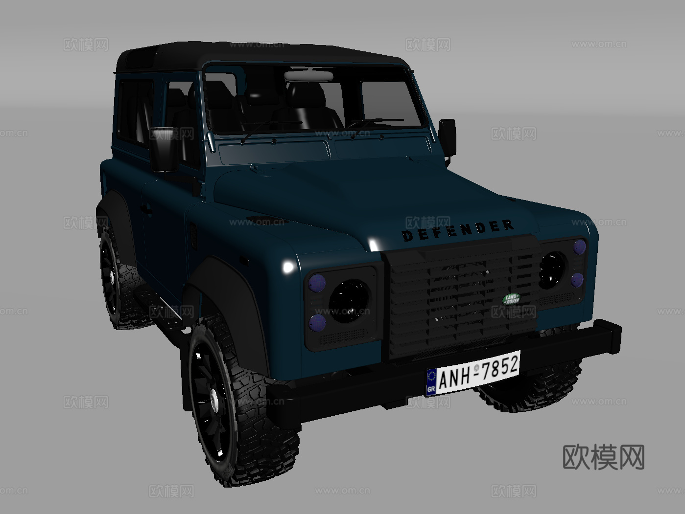 现代越野车 SUV 路虎su模型